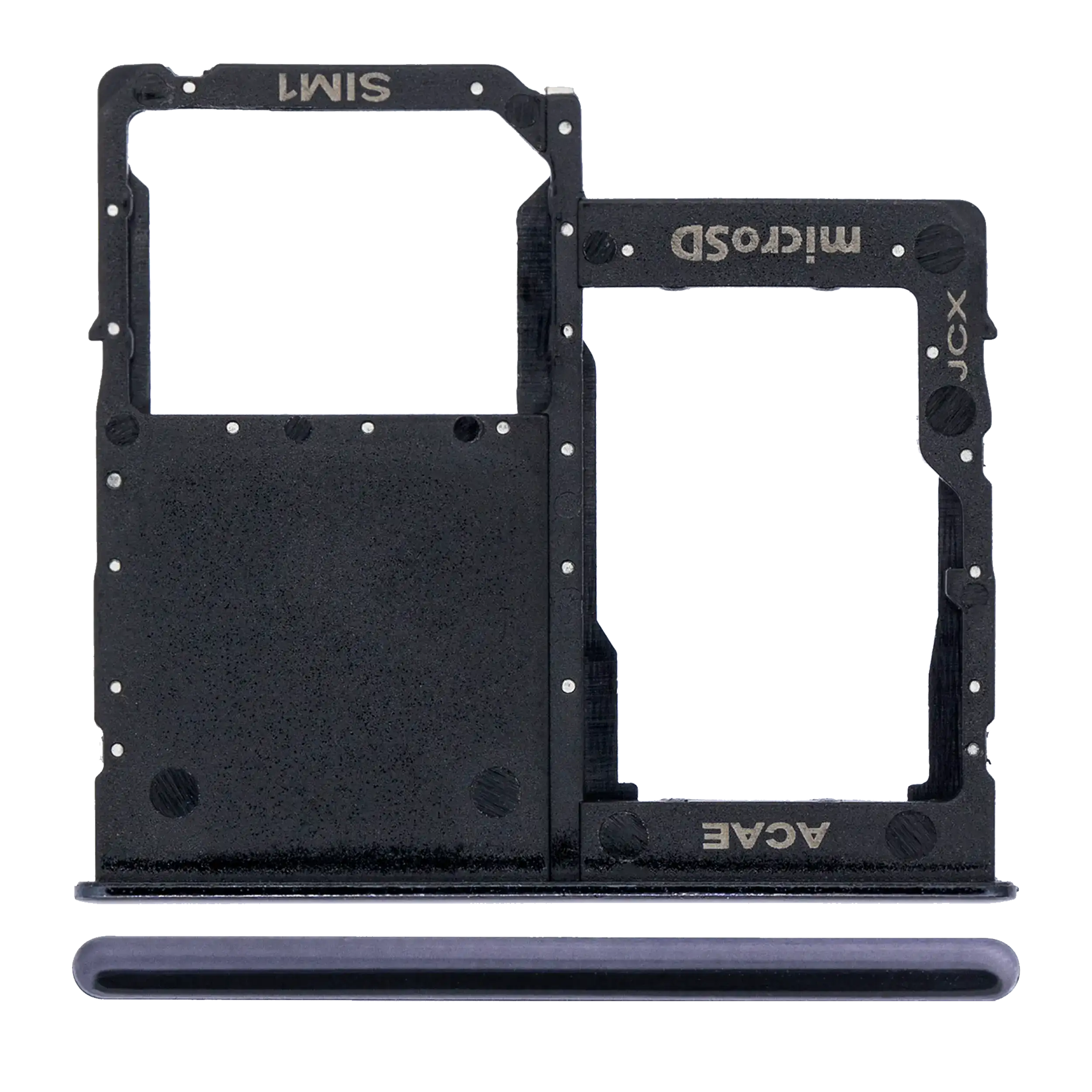 Single SIM Card Tray for Samsung Galaxy A31 (A315 / 2020) - Prism Crush Black