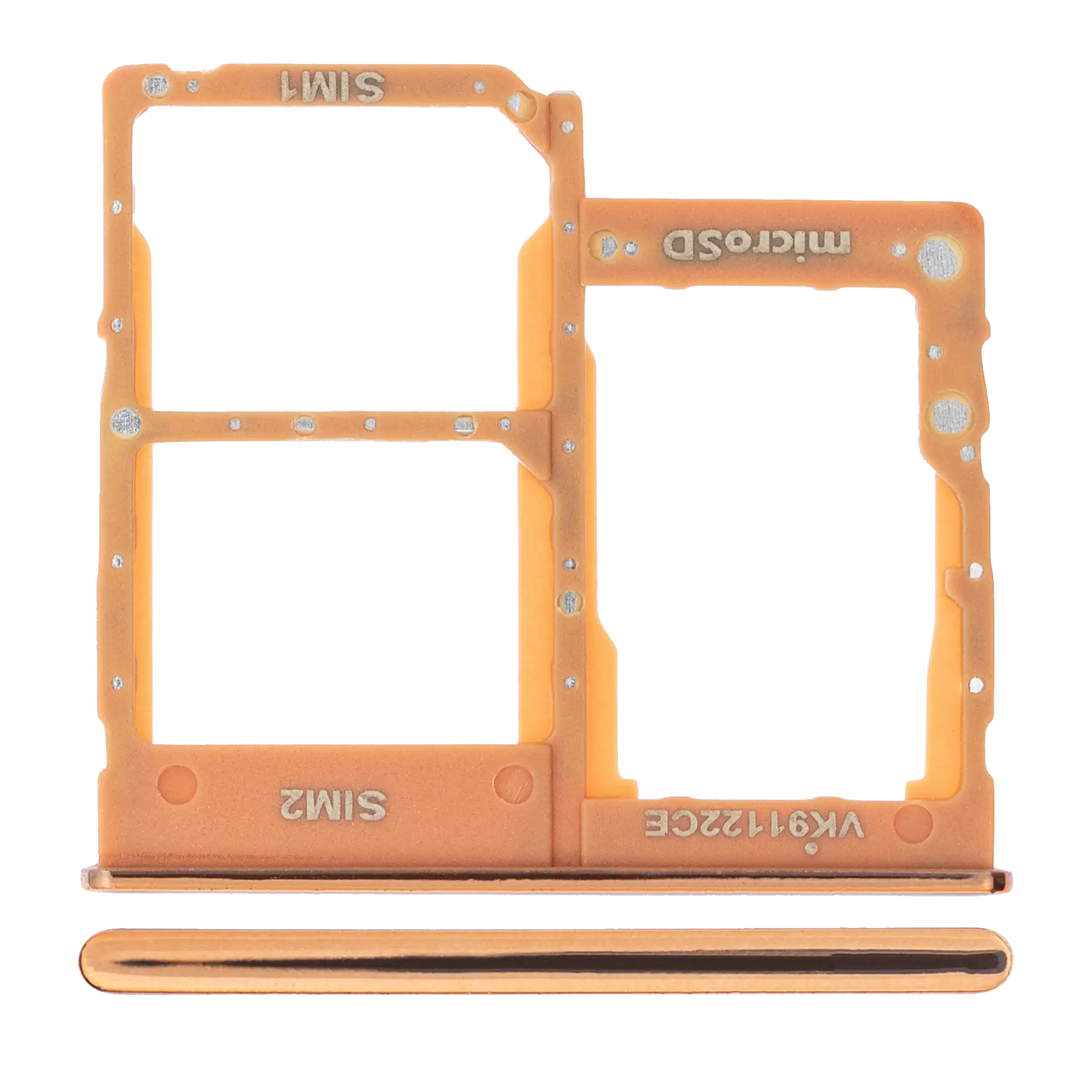 Dual SIM Card Tray for Samsung Galaxy A40 (A405 / 2019) (Coral)