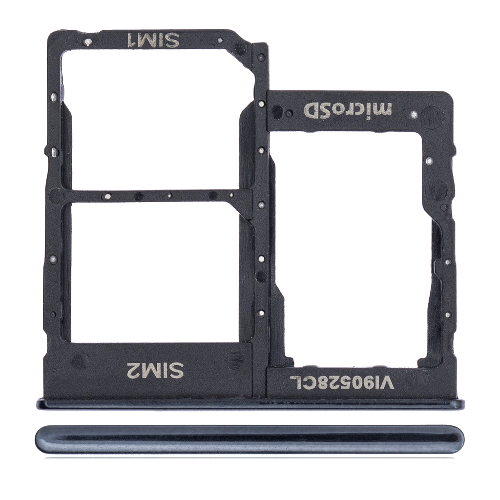 Dual SIM Card Tray for Samsung Galaxy A40 (A405 / 2019) – Black