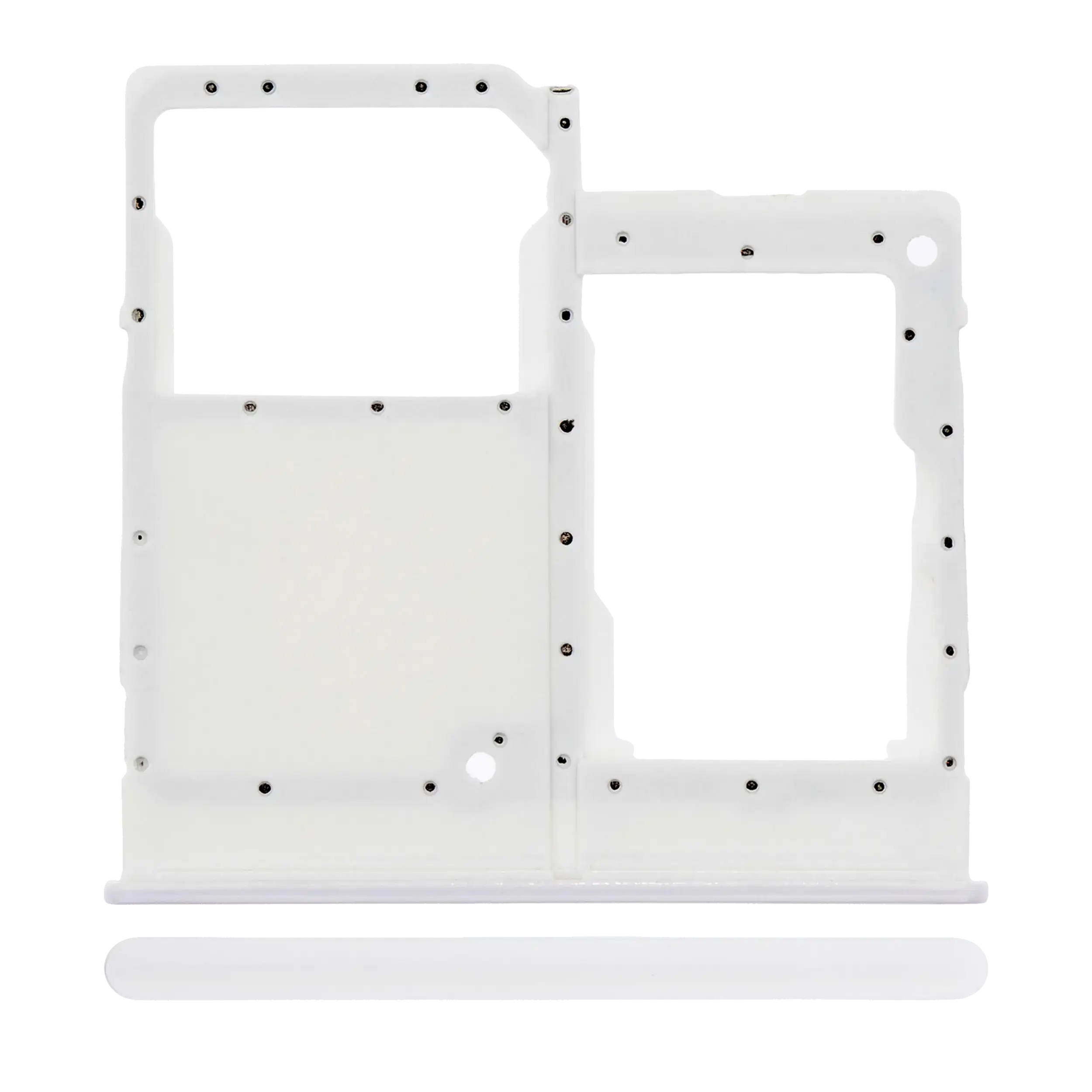 Single SIM Card Tray for Samsung Galaxy A20E (A202/2019) - White