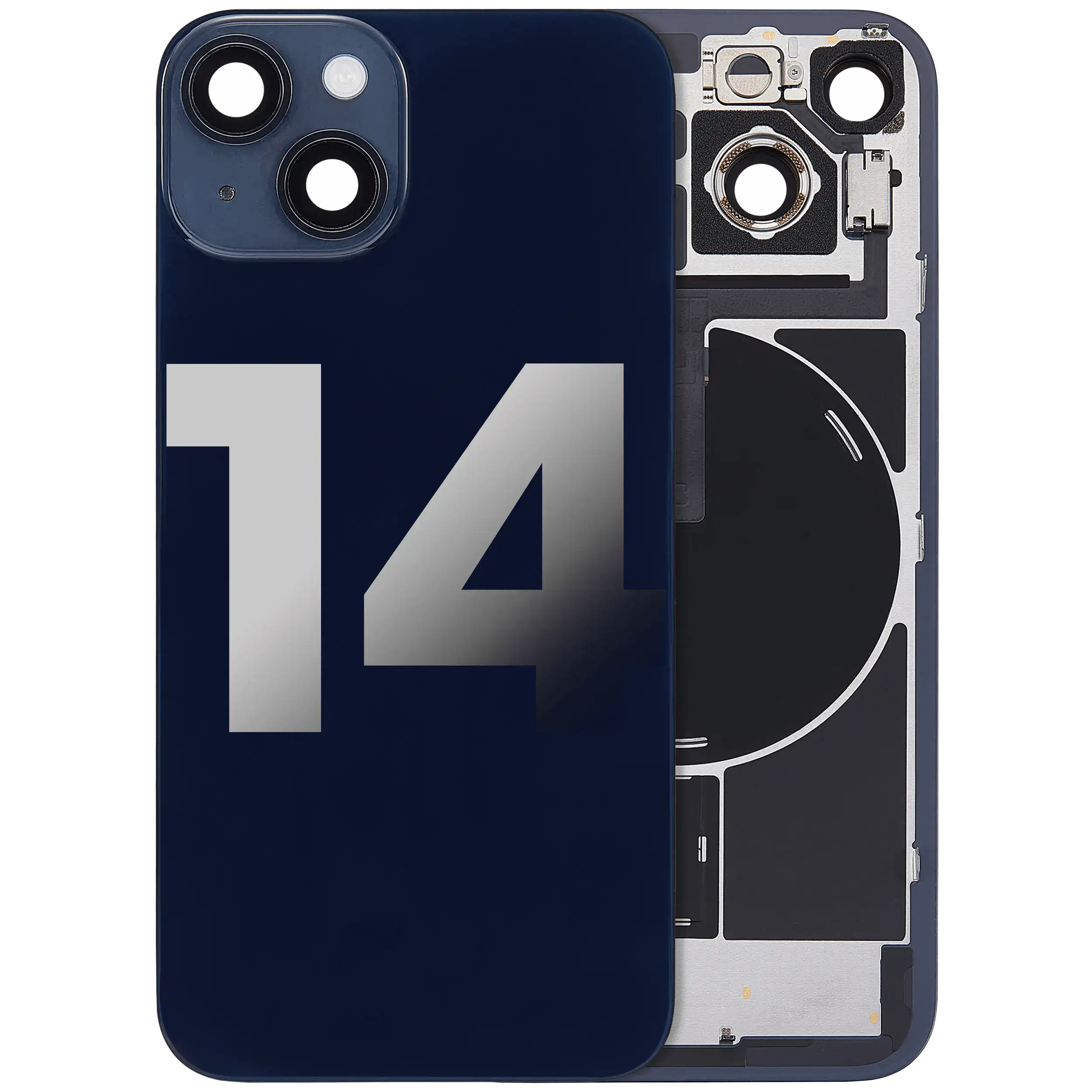 Original Apple-Ausbau B gebraucht – iPhone 14 Backcover Mitternacht
