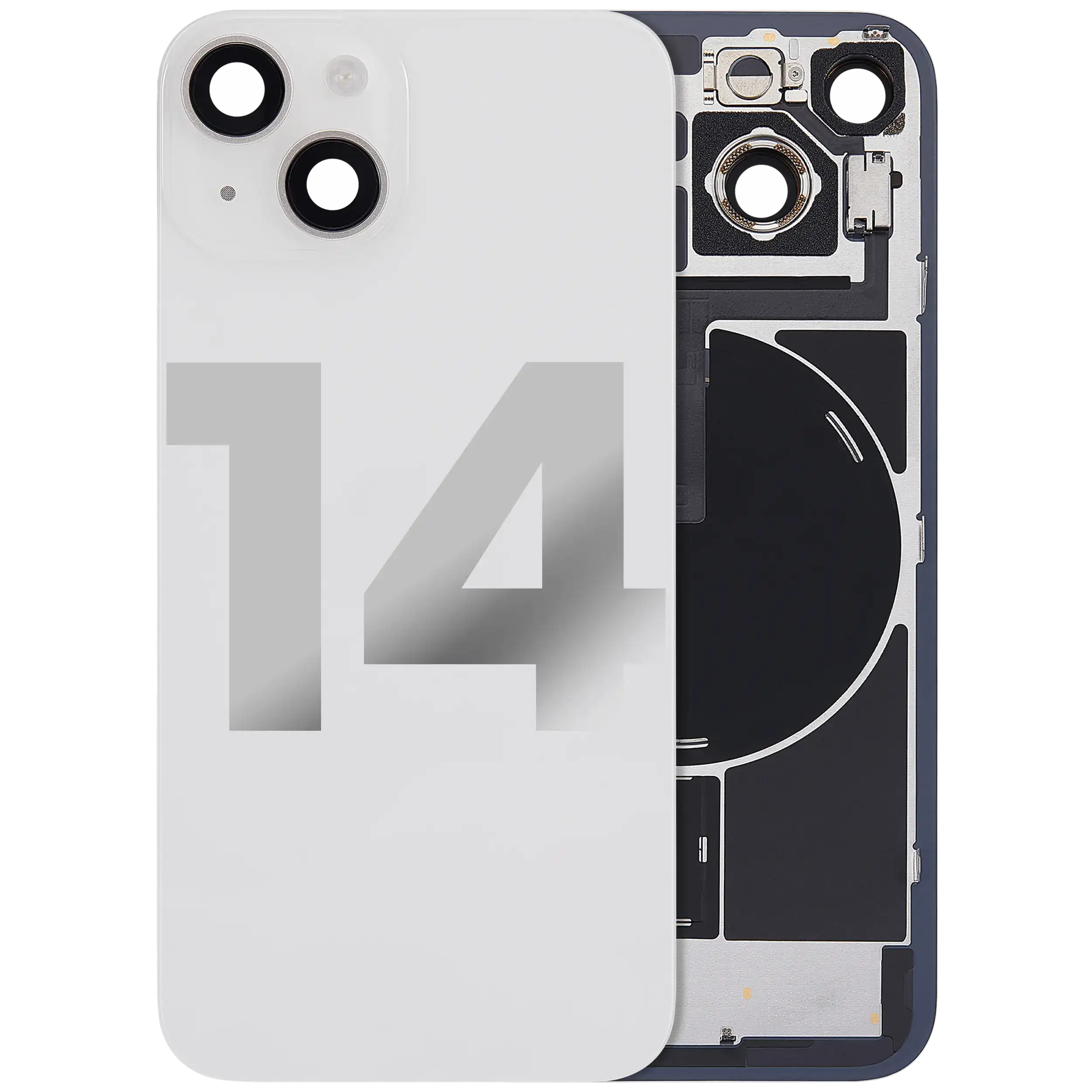 Original Apple-Ausbau B gebraucht – iPhone 14 Backcover Polarstern