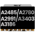 Nur LCD-Panel für MacBook Pro 16" (A2485, A2780, A2991, A3403, A3186)