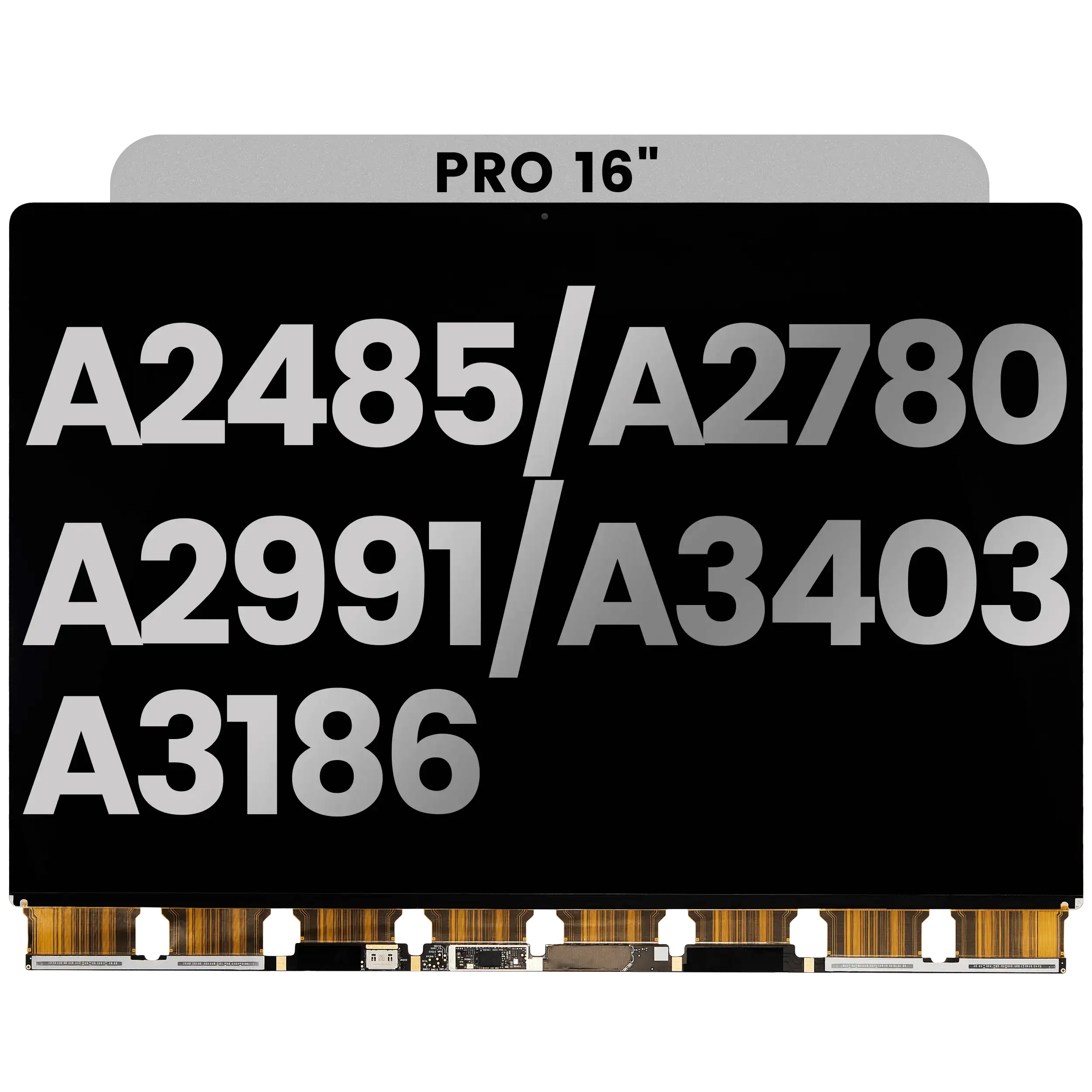 LCD Panel only for MacBook Pro 16" (A2485, A2780, A2991, A3403, A3186)
