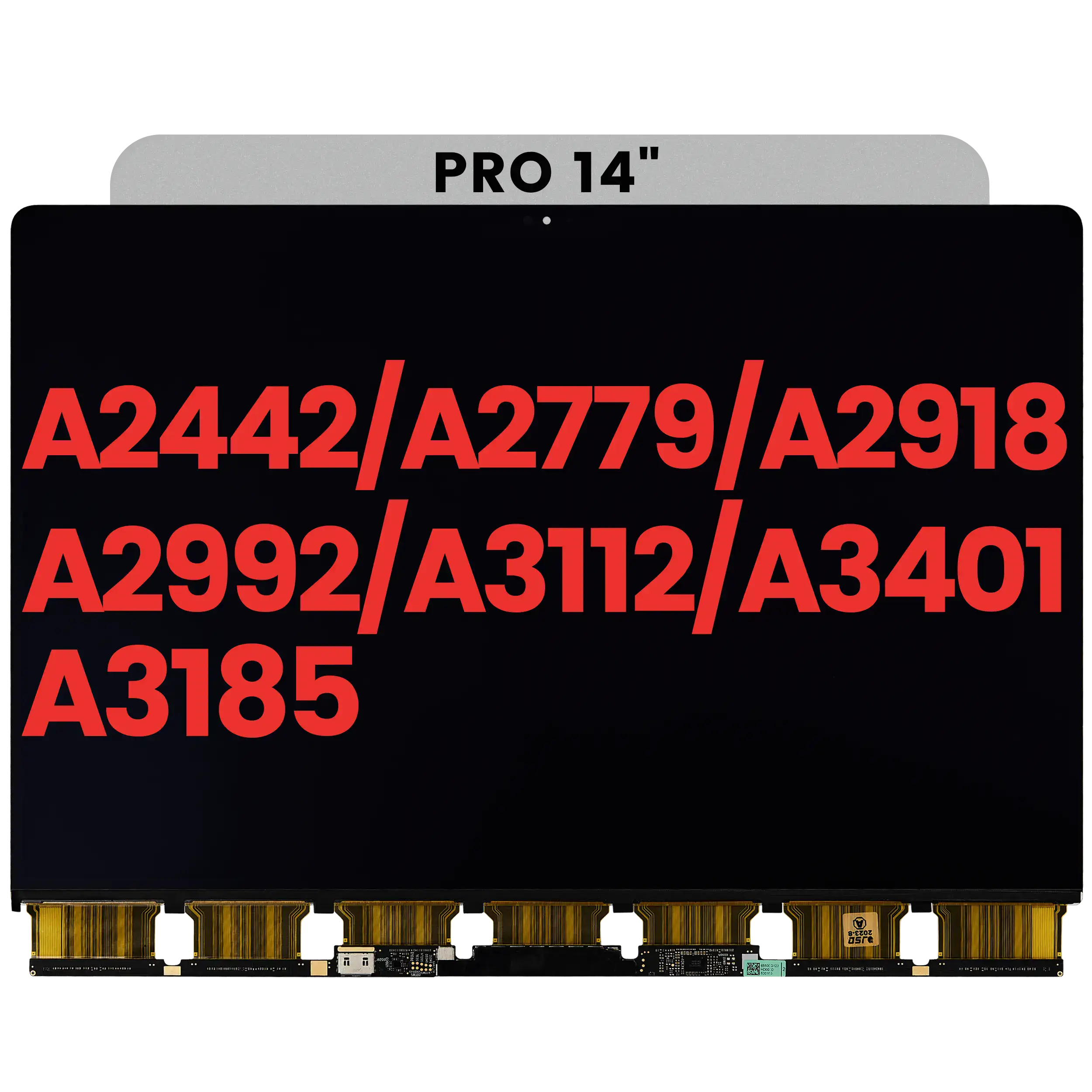 LCD Panel (only) for MacBook Pro 14" A2442/A2779/A2918/A2992/A3112/A3401/A3185 (Aftermarket Plus)