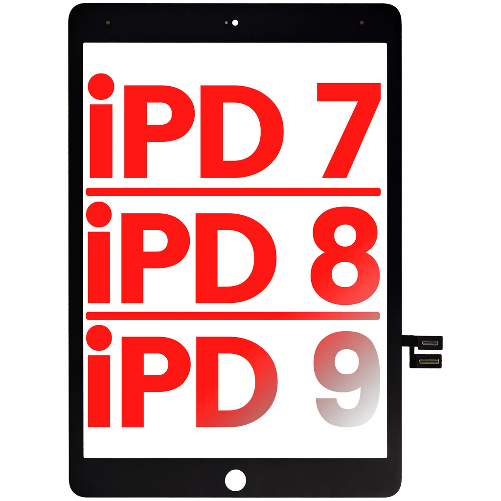 Digitizer Apple iPad 7/8/9 Schwarz Aftermarket Plus