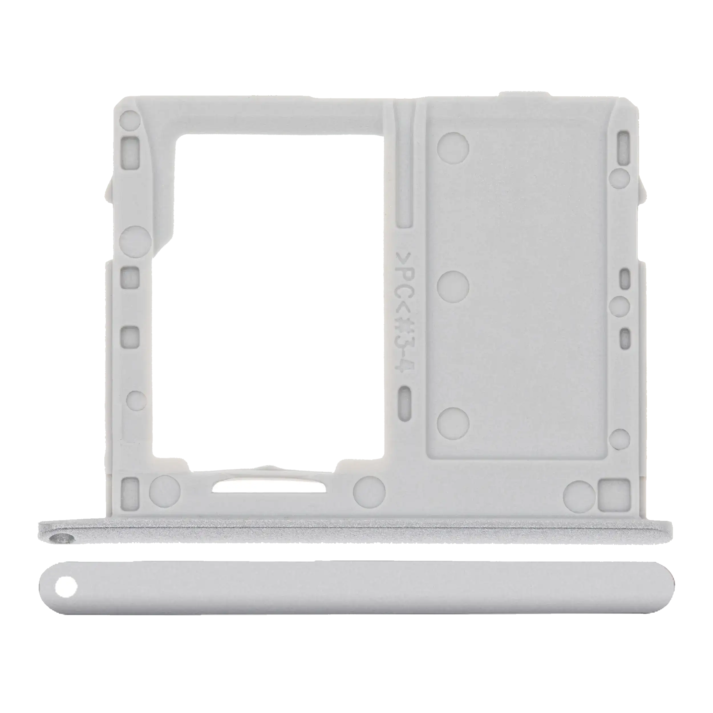 Single SIM Card Tray for Samsung Galaxy Tab A 10.1" (T515/T517) (2019) Silver