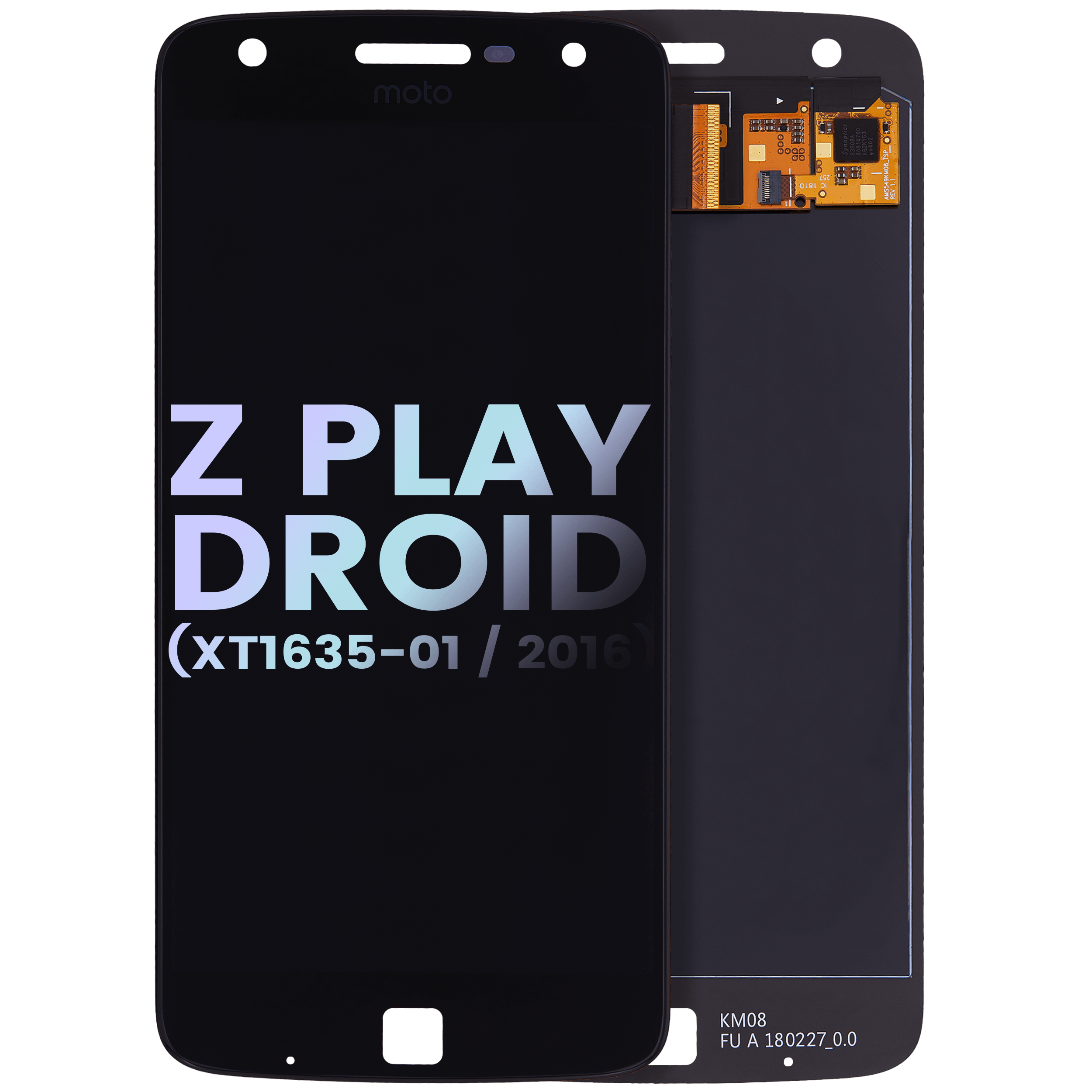 Motorola Moto Z Play LCD ohne Rahmen OEM-Qualität Schwarz