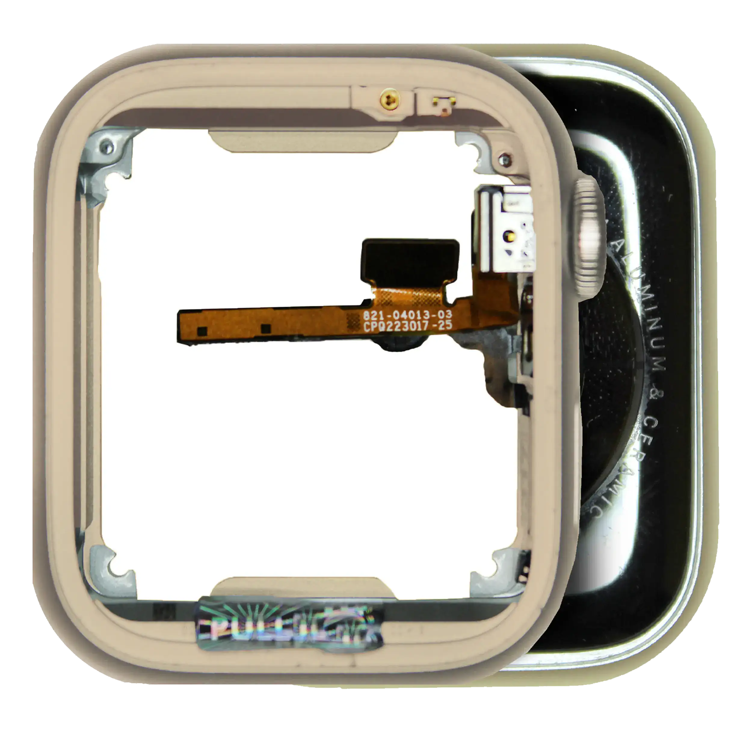 Housing for Watch Series 8 (41MM) (GPS Version) (used OEM removal, Grade A) (Aluminum/Starlight)