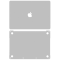 2-in-1 Protective Film (Top and Bottom) for MacBook Pro 13" A1708 (2016) Silver