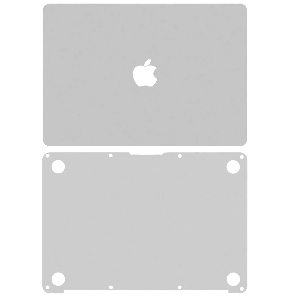 2-in-1 Protective Film (Top and Bottom) for MacBook 12" A1534 (2015-2017) Silver