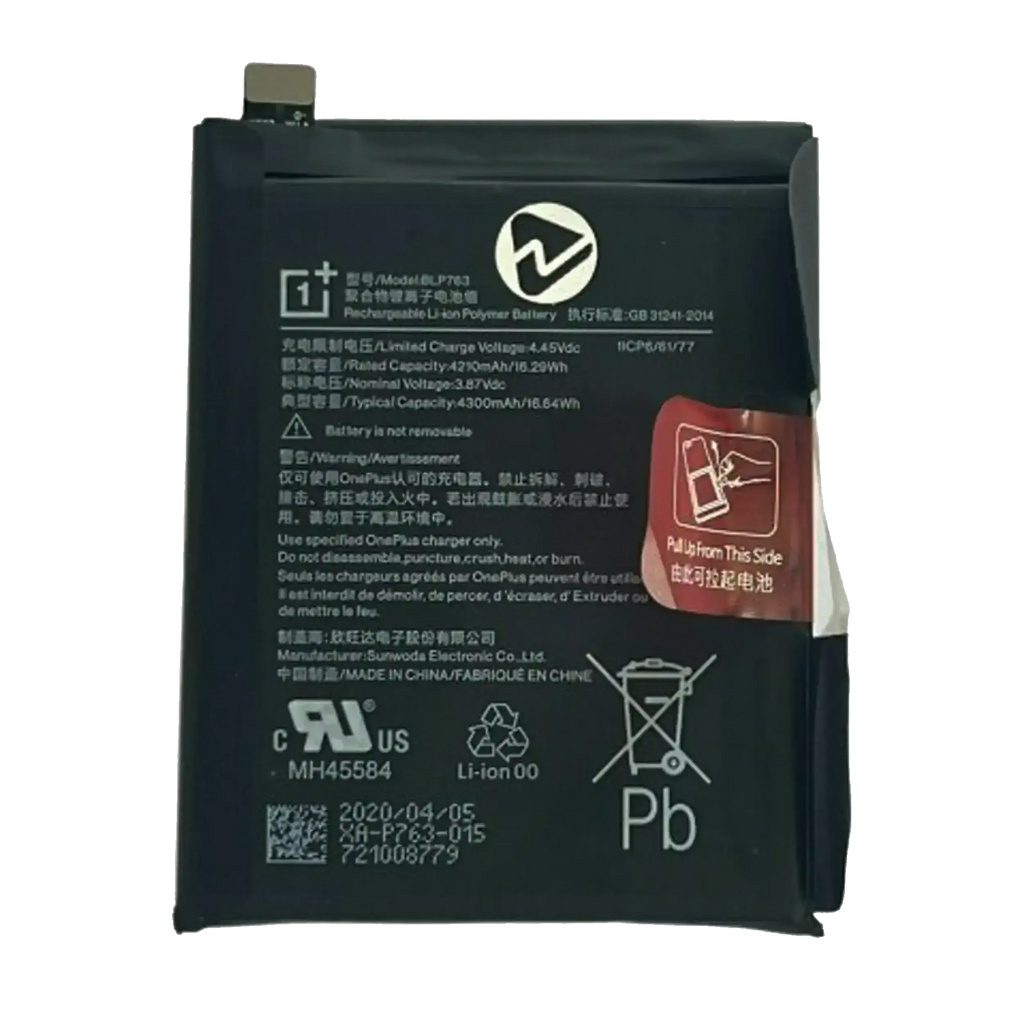Replacement battery for OnePlus 8 5G (UW Verizon Version) (BLP763)