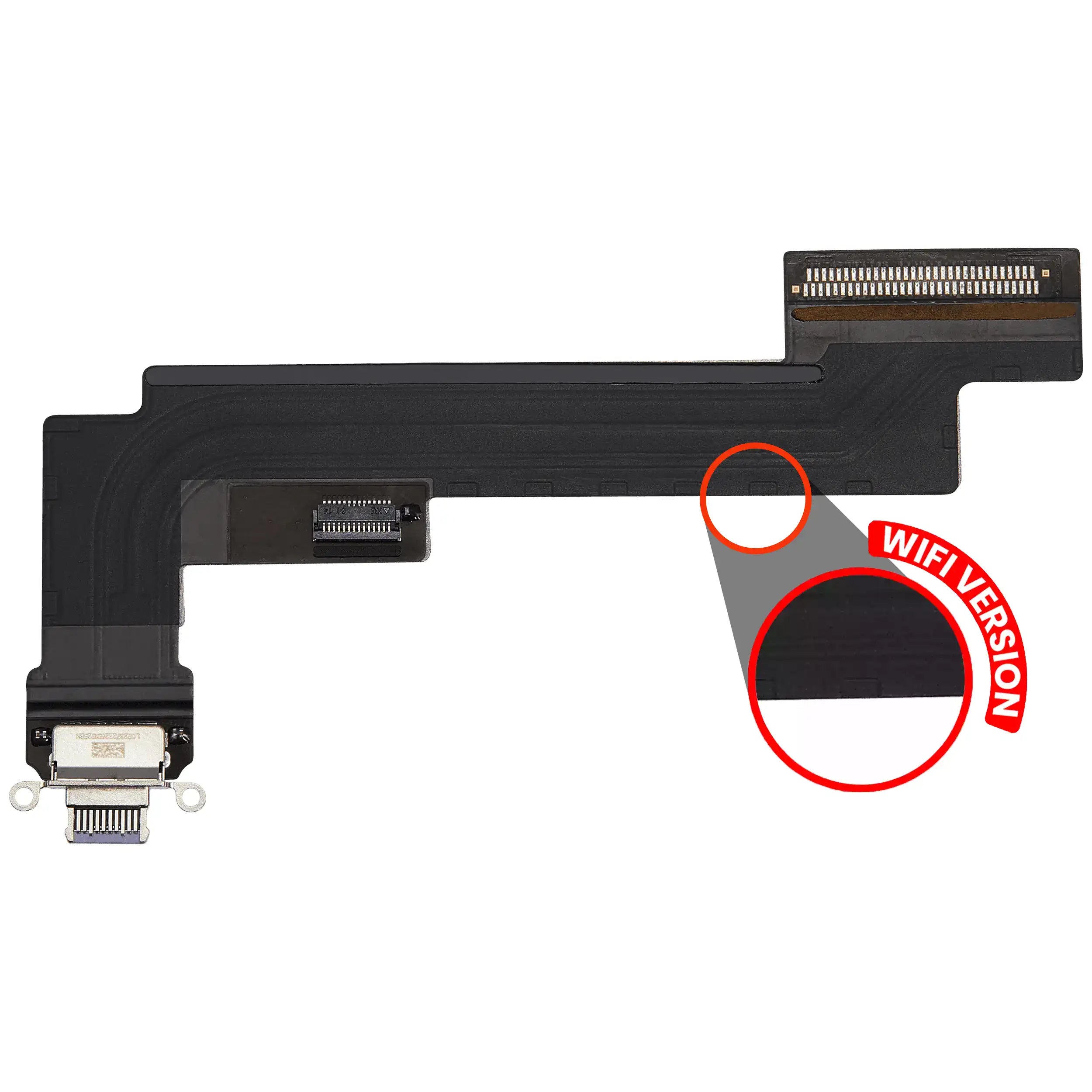 Charging Port Flex Cable for iPad Air 5 (WiFi Only) – Original OEM Pull (Grade A) – Purple