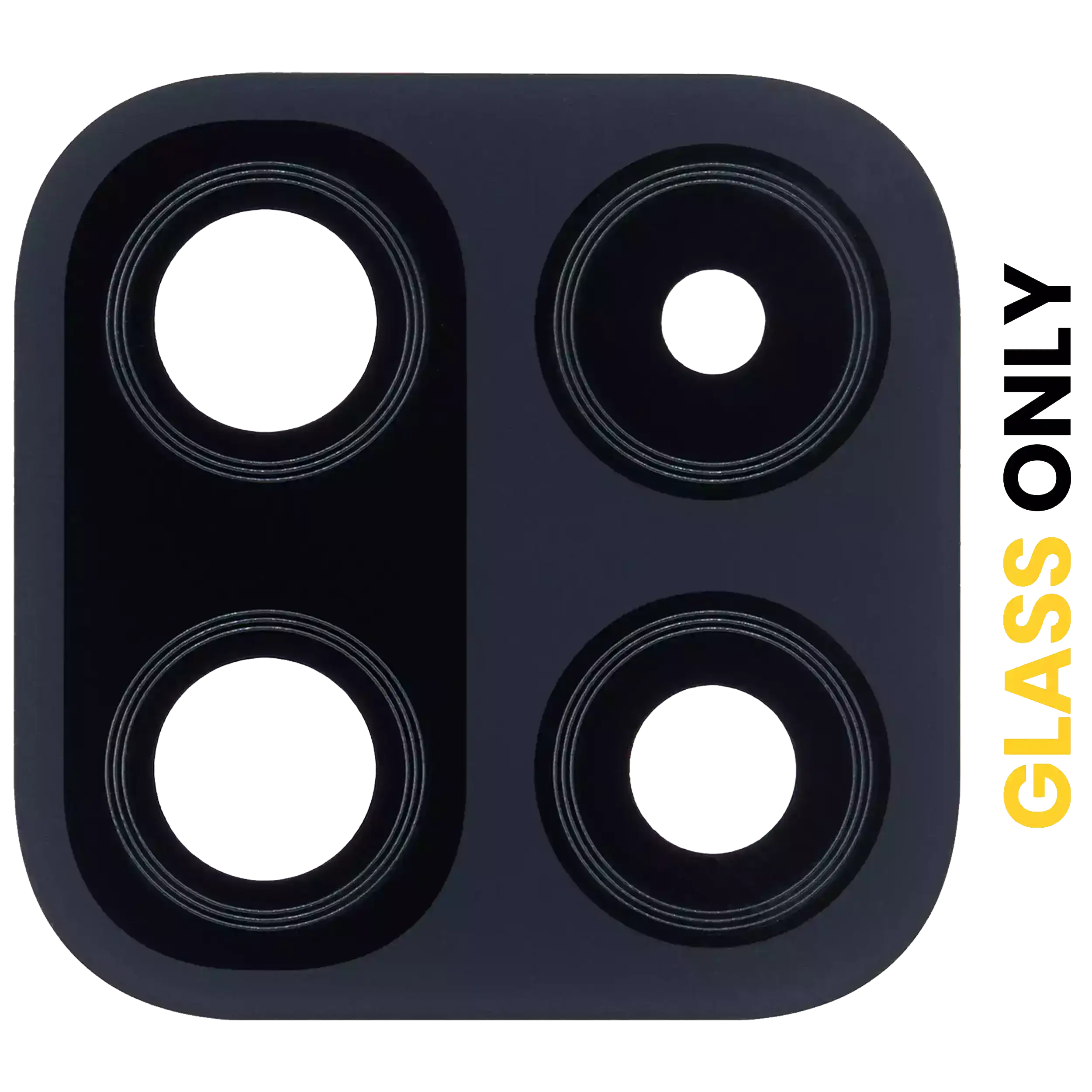 Rear Camera Lens (Glass Only) with Adhesive for Samsung Galaxy F42 5G (E426 / 2021) (Matte Black)