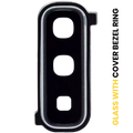 Rückkamera-Linse mit Abdeckung und Rahmenring für Samsung Galaxy Fold 4G (F900) / 5G (F907) - Space Silver