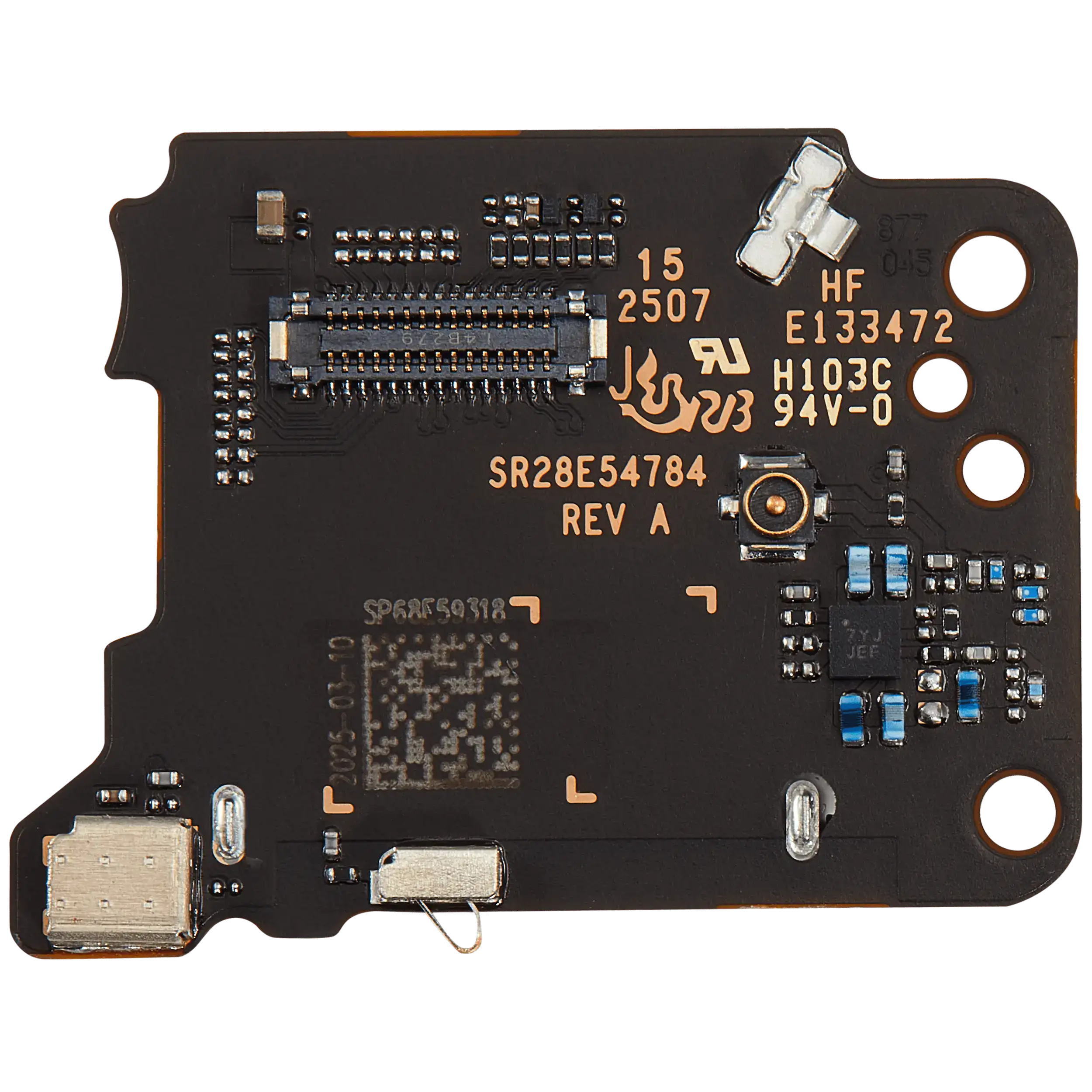 Board with SIM card reader for Motorola Moto Edge 60 Fusion (XT2503 / 2025) (Premium)