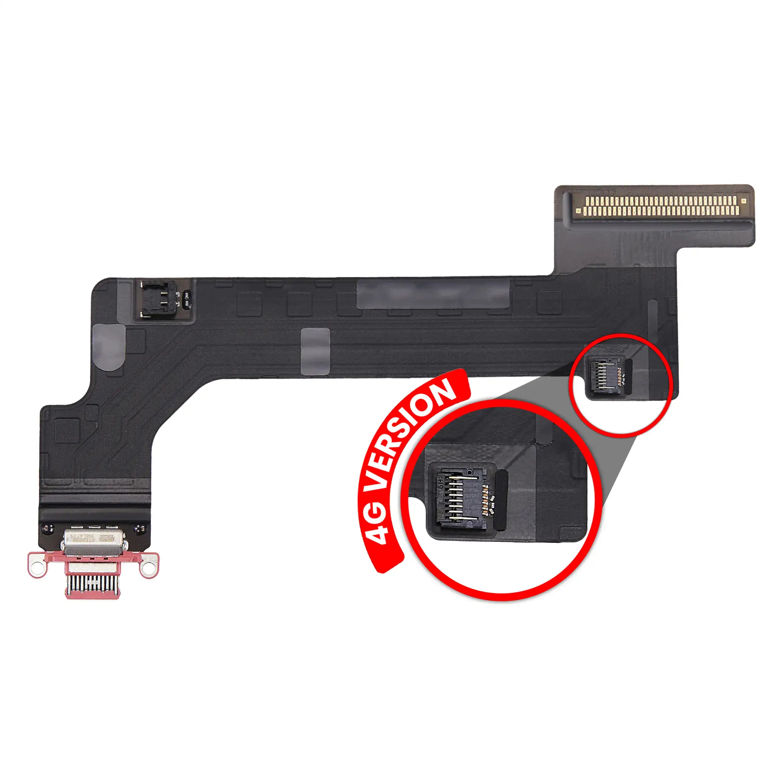 Ladebuchse-Flexkabel für iPad 10 (2022) (Cellular) (Premium) (Pink)