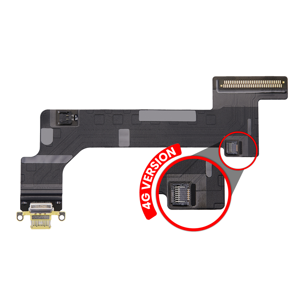 Ladebuchse-Flexkabel für iPad 10 (2022) (Cellular) (Premium) (Gelb)