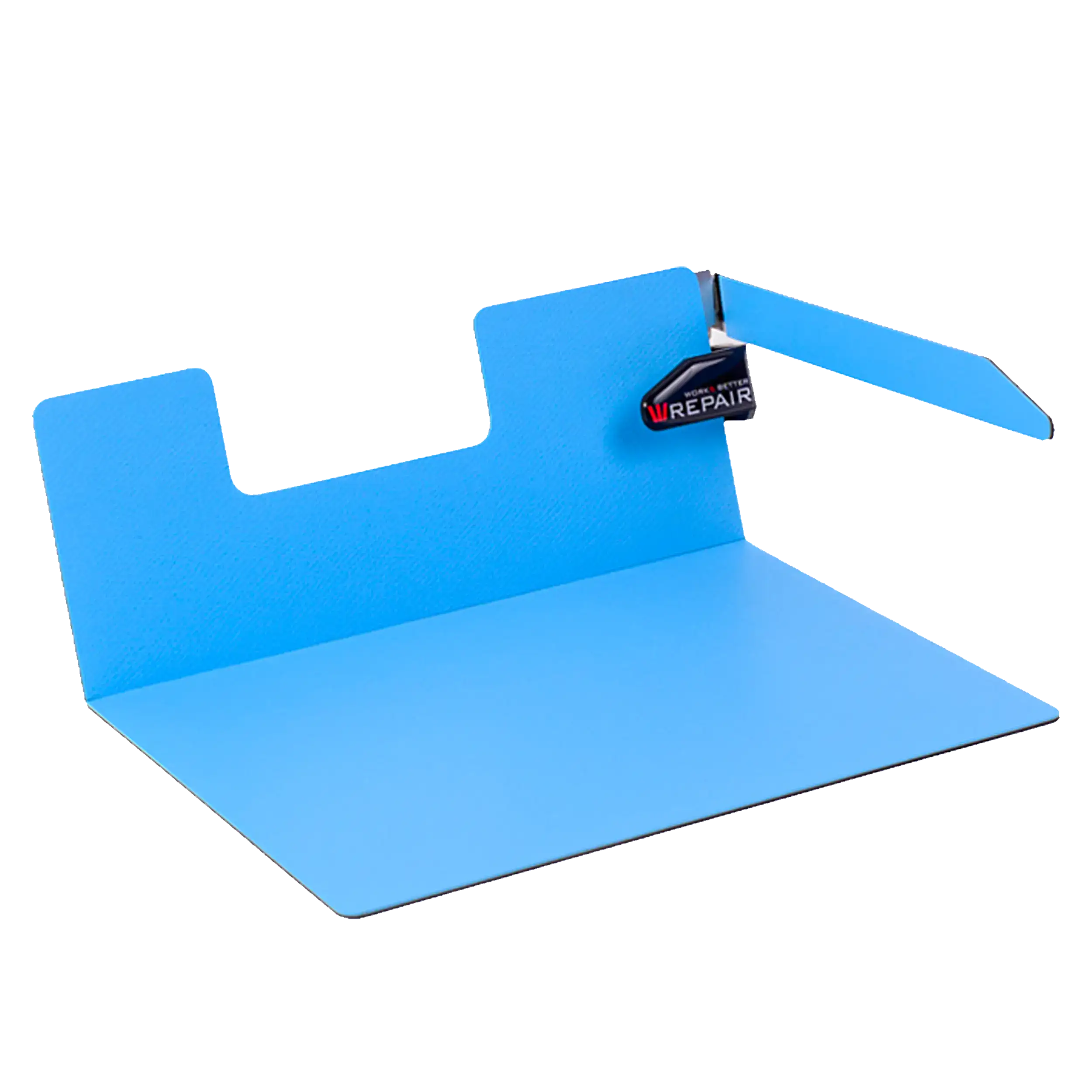 ESD Display-Halteständer mit verstellbarem Arm für iPads und Tablets (Blau)