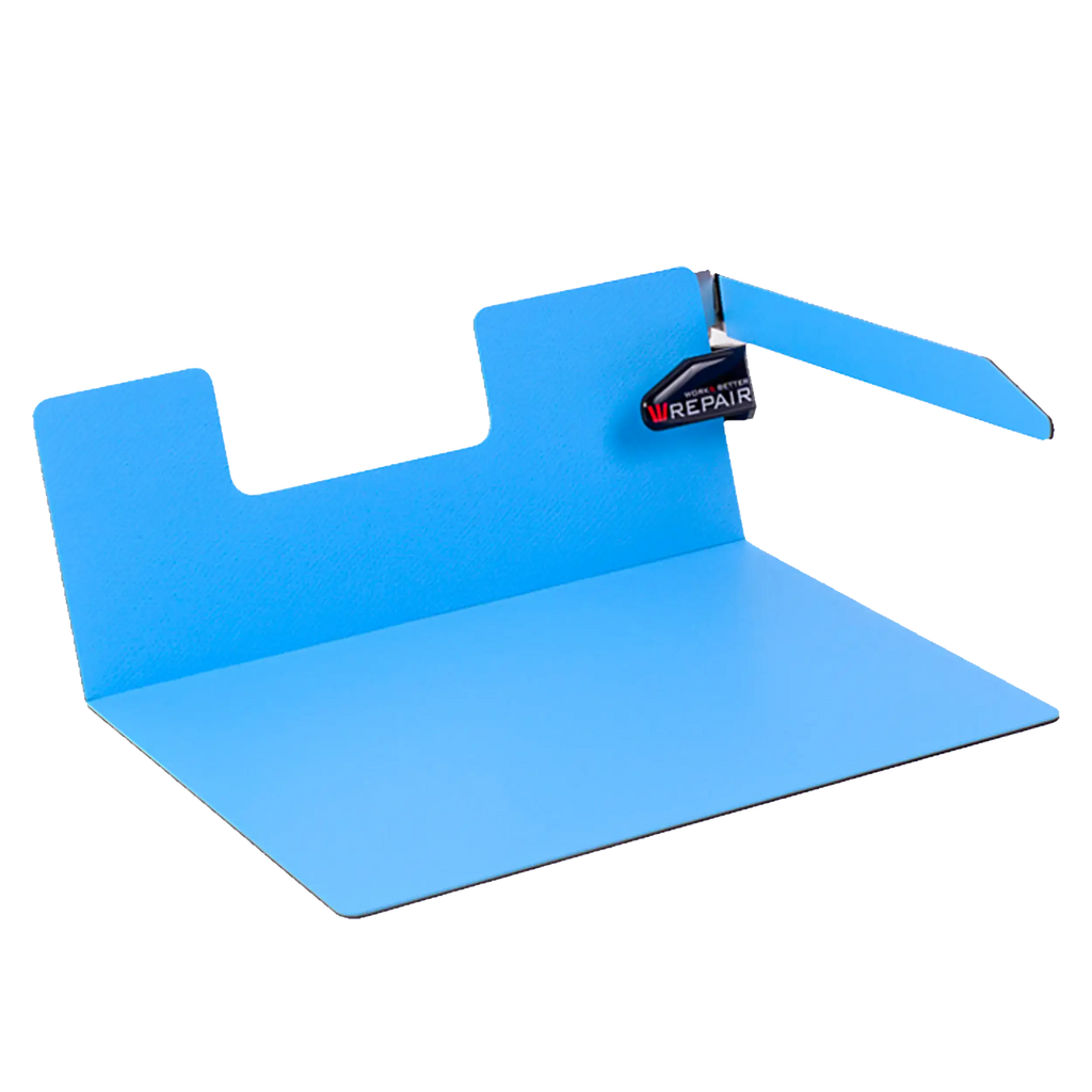 ESD Display-Halteständer mit verstellbarem Arm für iPads und Tablets (Blau)