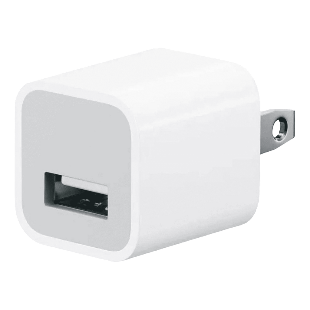 5W USB-A Power Adapter for iPhone / iPad / Watch / iPod (New OEM, Bulk Packaging, 10-Pack)
