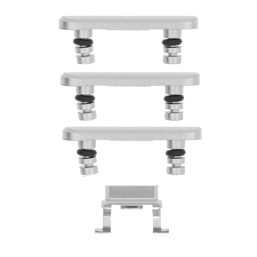 Hard Buttons (Power / Volume / Mute Switch) for iPhone 8 Plus (Silver)