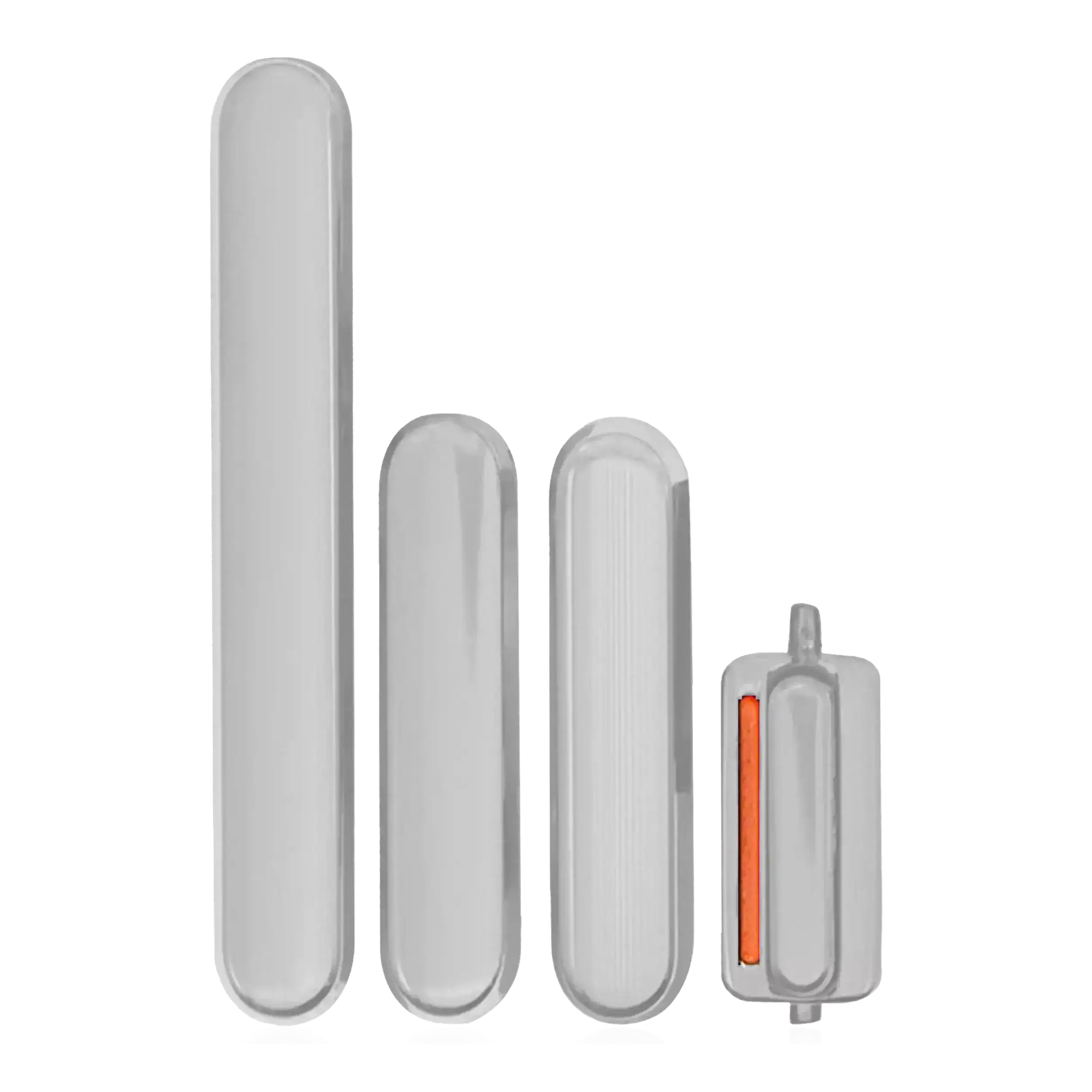 Hard Buttons (Power / Lautstärke / Schalter) für iPhone XS / XS Max (Silber)