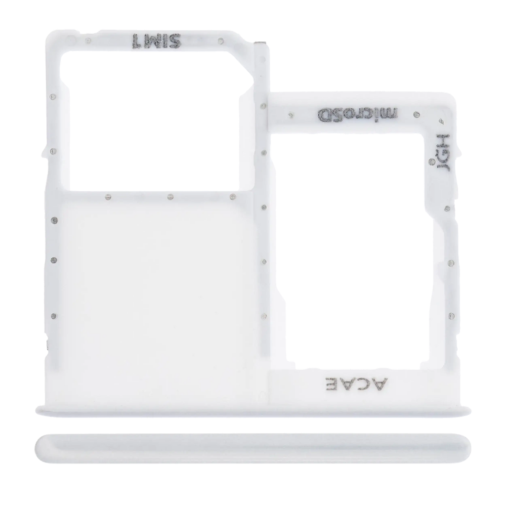 Single SIM Card Tray for Samsung Galaxy A41 (A415 / 2020) (Prism Crush Silver)
