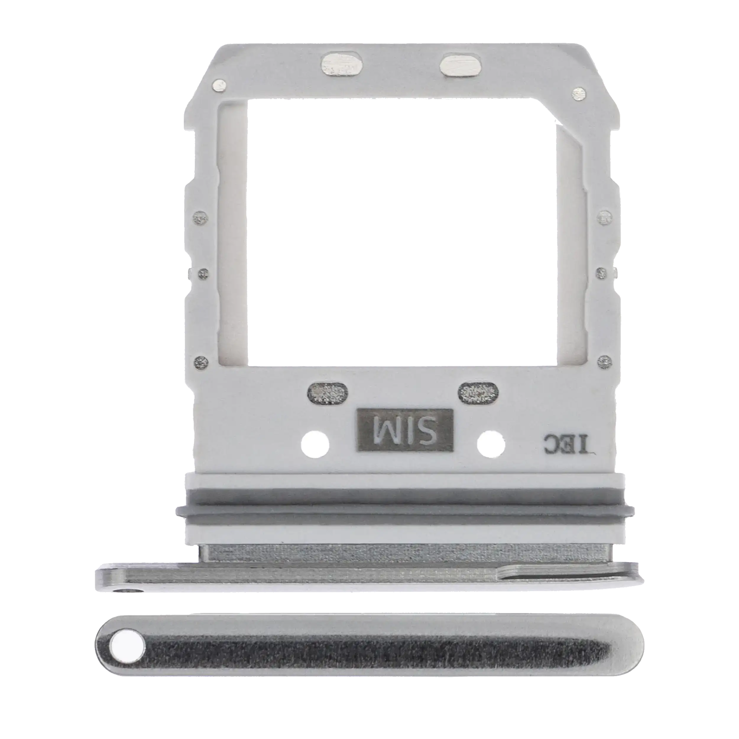 Single SIM-Karten-Schublade für Samsung Galaxy S10 5G (Crown Silver)