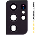 Kameralinse hinten+Abdeckung+Rahmenring Samsung Galaxy S21 Ultra Phantom Black