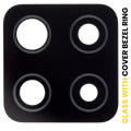 Camera Lens Rear with Cover and Frame Ring for Samsung Galaxy A42 5G (A426 / 2020) (Prism Dot Black)