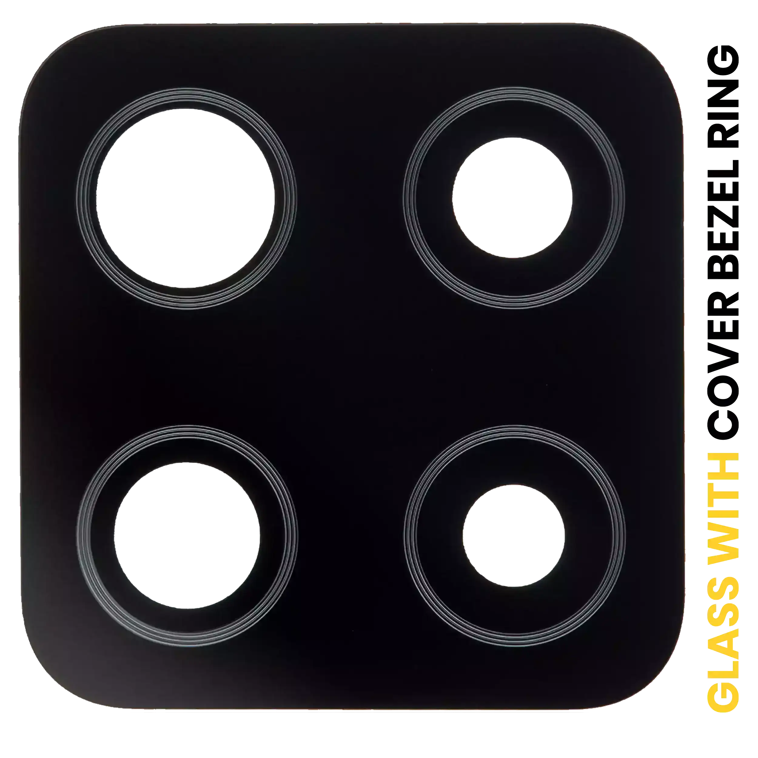 Camera Lens Rear with Cover and Frame Ring for Samsung Galaxy A42 5G (A426 / 2020) (Prism Dot Black)