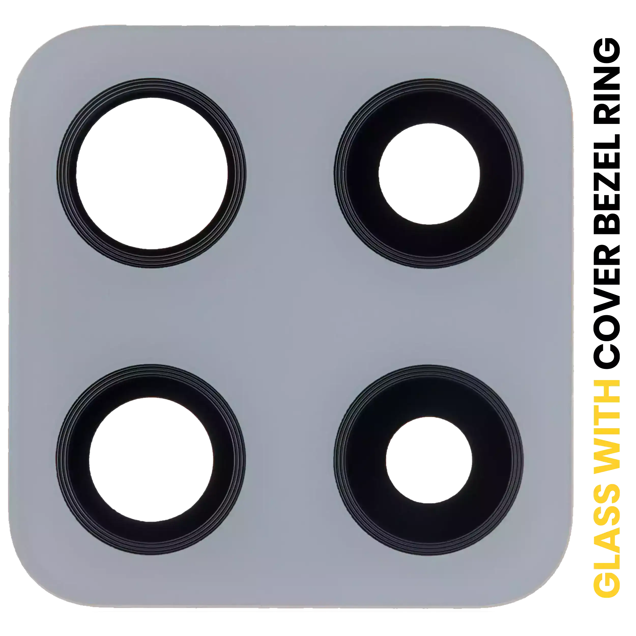 Samsung A42 5G Kameralinse hinten mit Rahmenring Prism Dot Gray