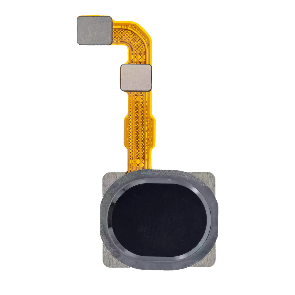 Fingerabdrucksensor mit Flex-Kabel für Samsung Galaxy A20s (Schwarz)