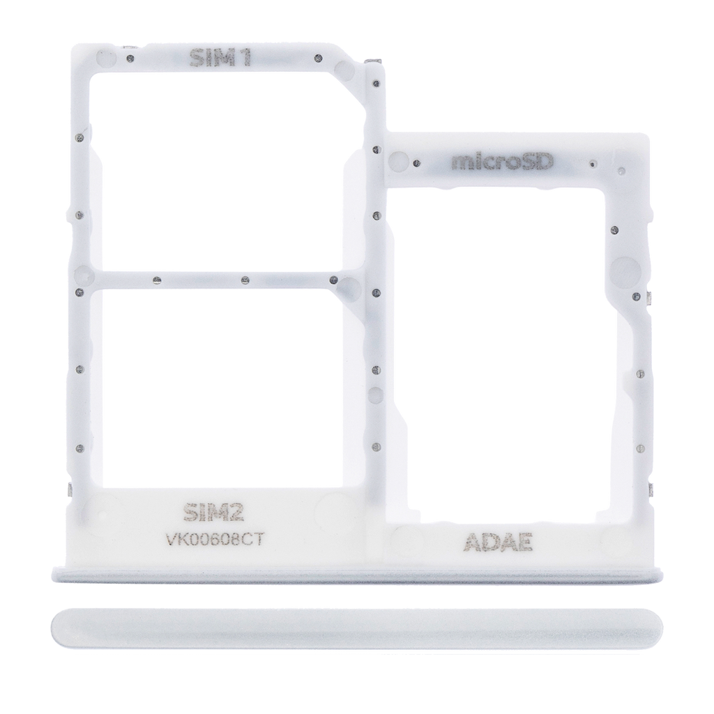 Dual SIM Card Tray for Samsung Galaxy A41 (A415/2020) – Prism Crush Silver