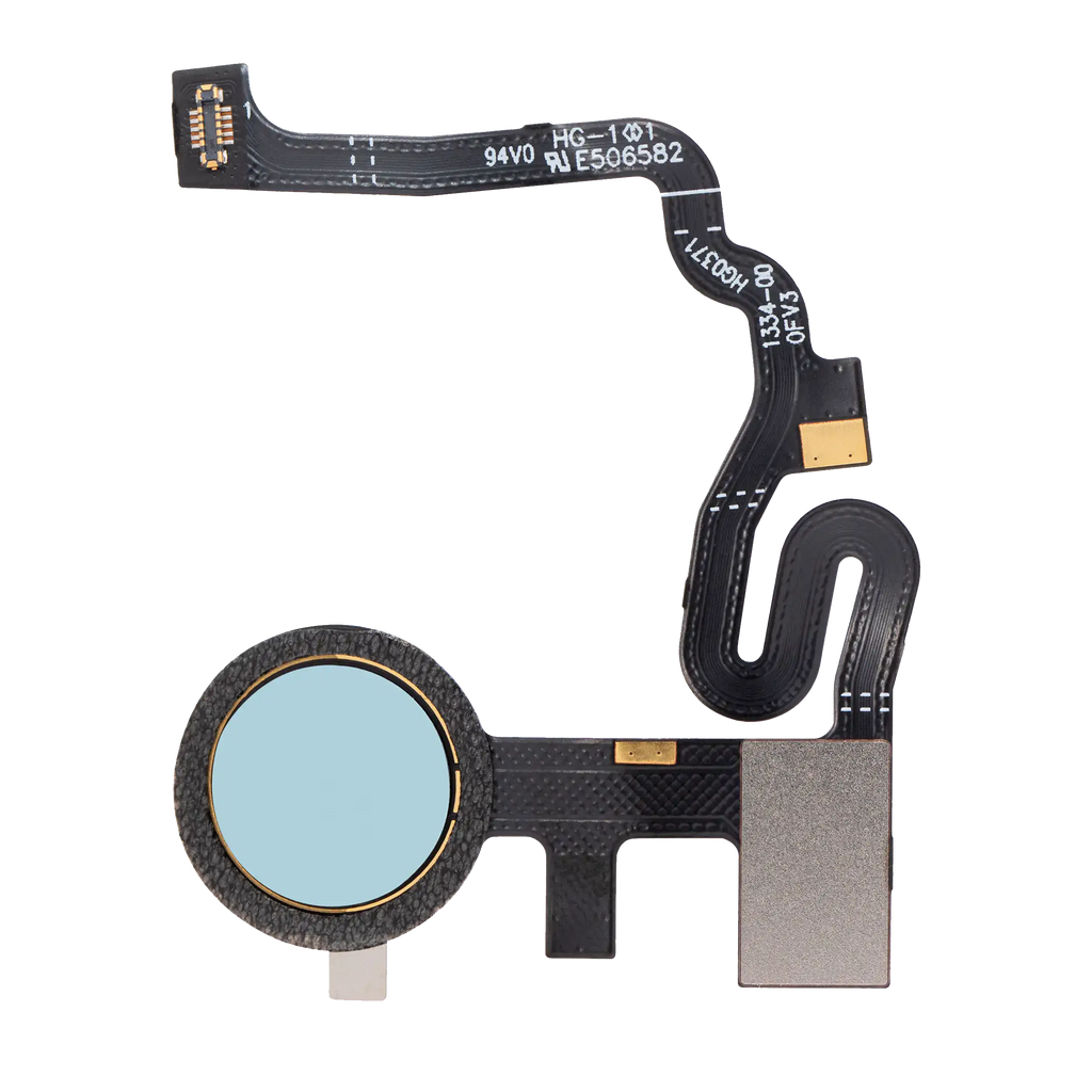 Fingerabdruck-Lesegerät mit Flex-Kabel für Google Pixel 4a / 4a 5G (Barely Blue)