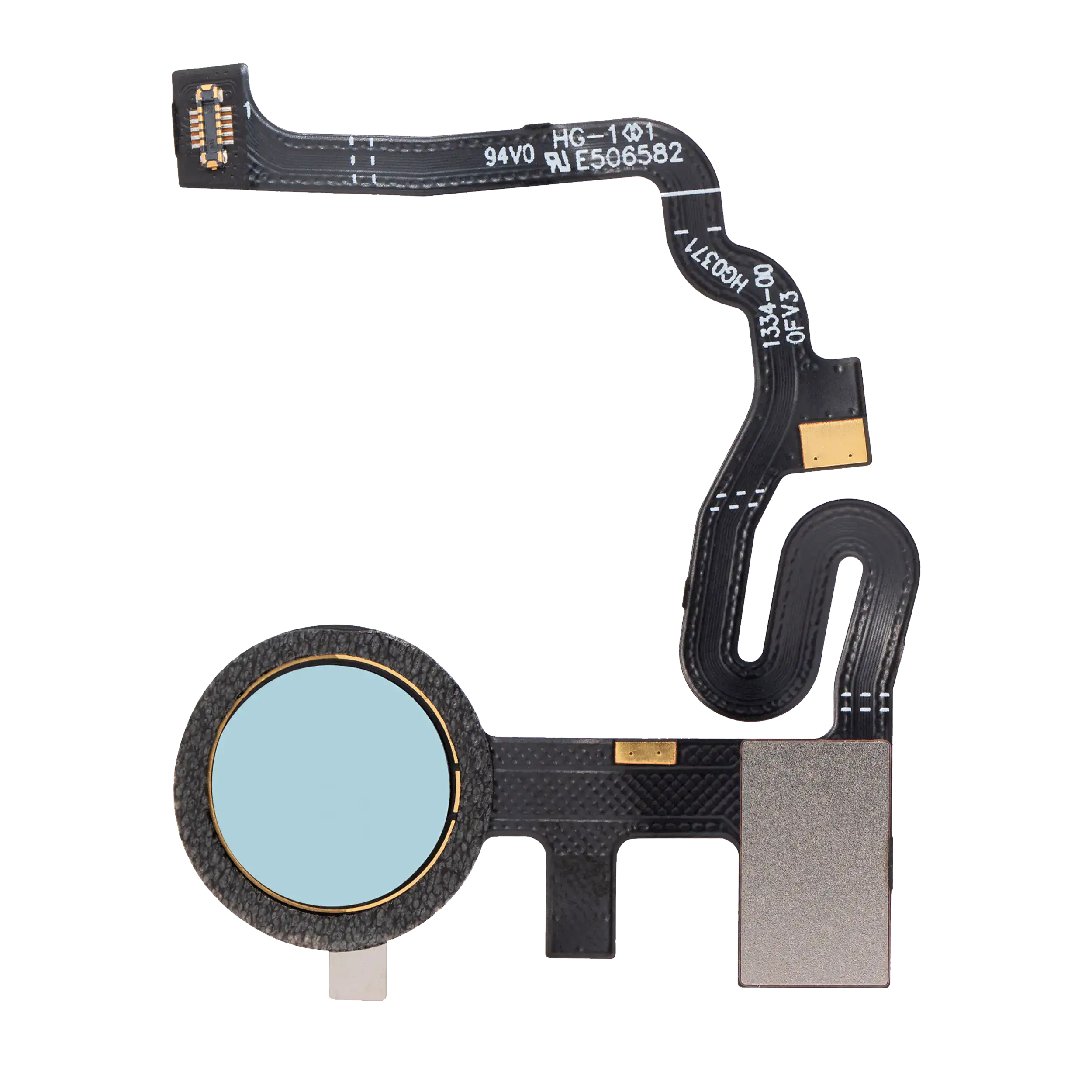 Fingerabdruck-Lesegerät mit Flex-Kabel für Google Pixel 4a / 4a 5G (Barely Blue)