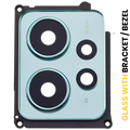 Kameralinse hinten mit Rahmen für Xiaomi Redmi Note 12 4G (Mint Green)
