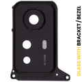 Kameralinse hinten mit Rahmen für Xiaomi Redmi Note 12S - Schwarz