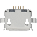 Ladebuchse Micro B, 5 Pin, 2 Ankerpunkte, Lötung erforderlich (C014)