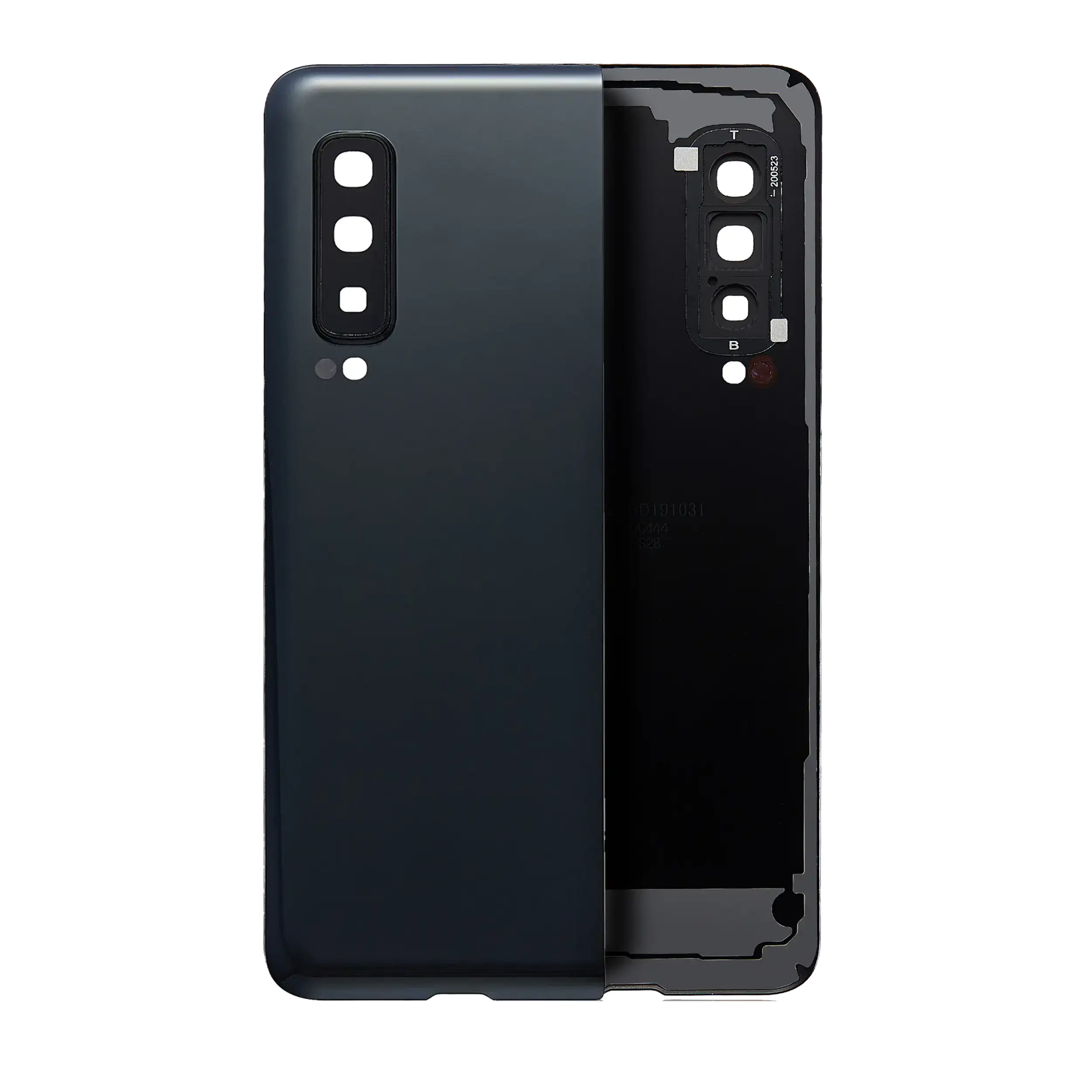Back Cover with Camera Lens for Samsung Galaxy Z Fold 4G (Cosmo Black)