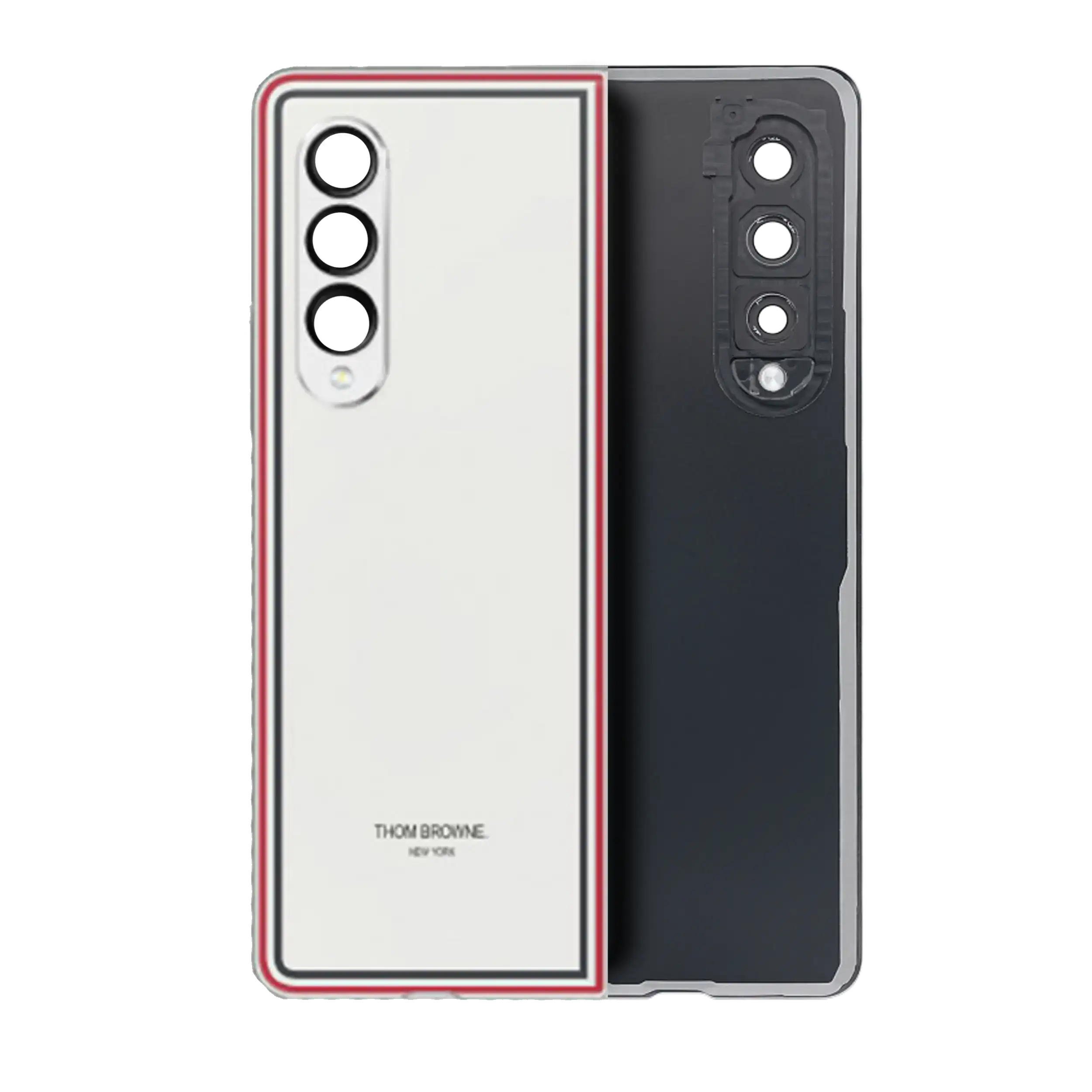 Back Cover Glass with Camera Lens for Samsung Galaxy Z Fold 3 (Service Pack) (Thom Browne Edition)