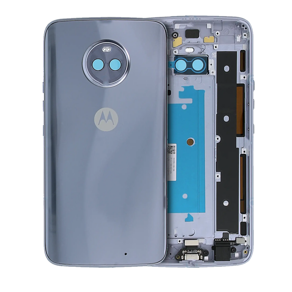 Backcover/Rahmen für Motorola Moto X4 (XT1900 / 2017) (Original OEM) (Blau)