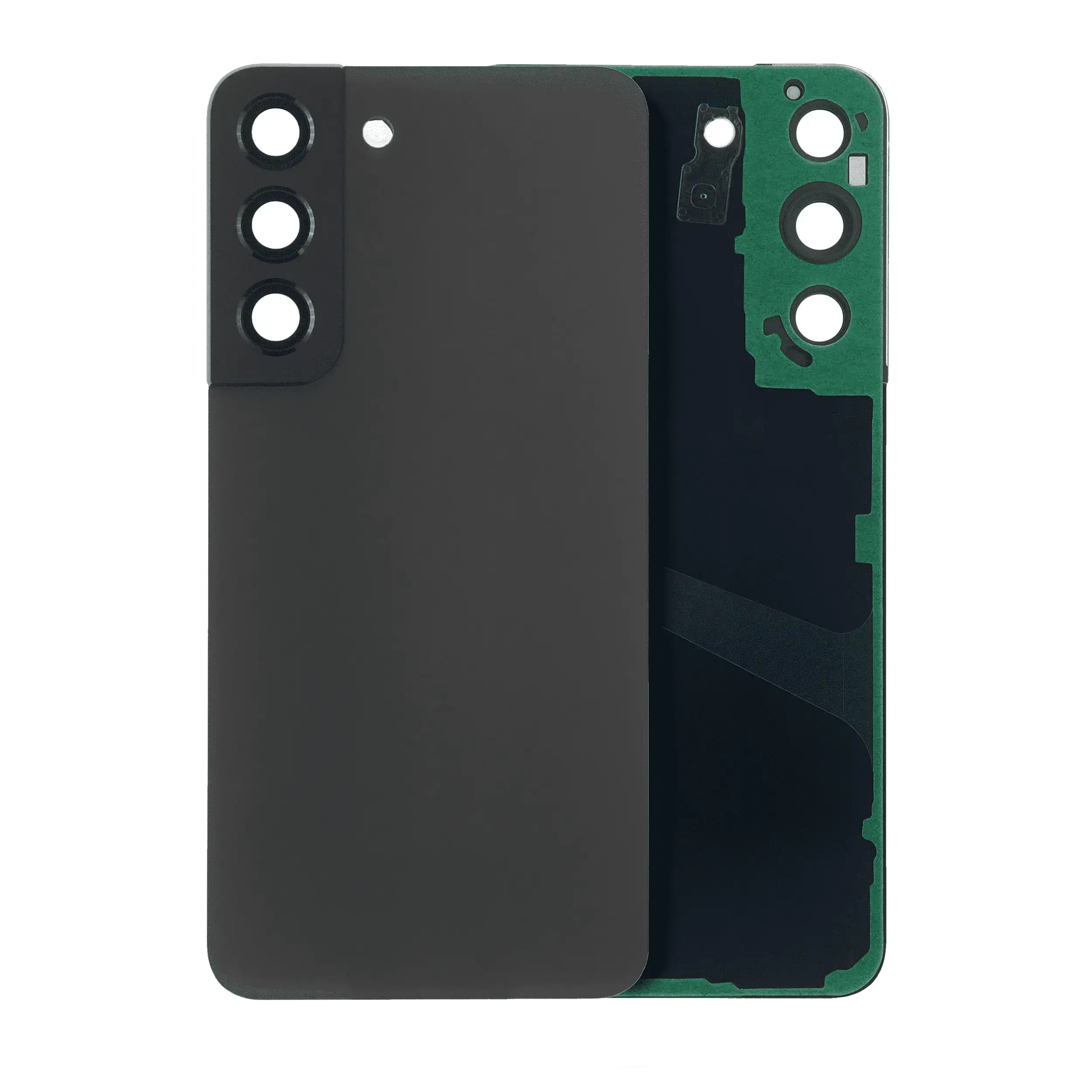 Backcover mit Kameralinse für Samsung Galaxy S22 5G (Service Pack) (Graphite)