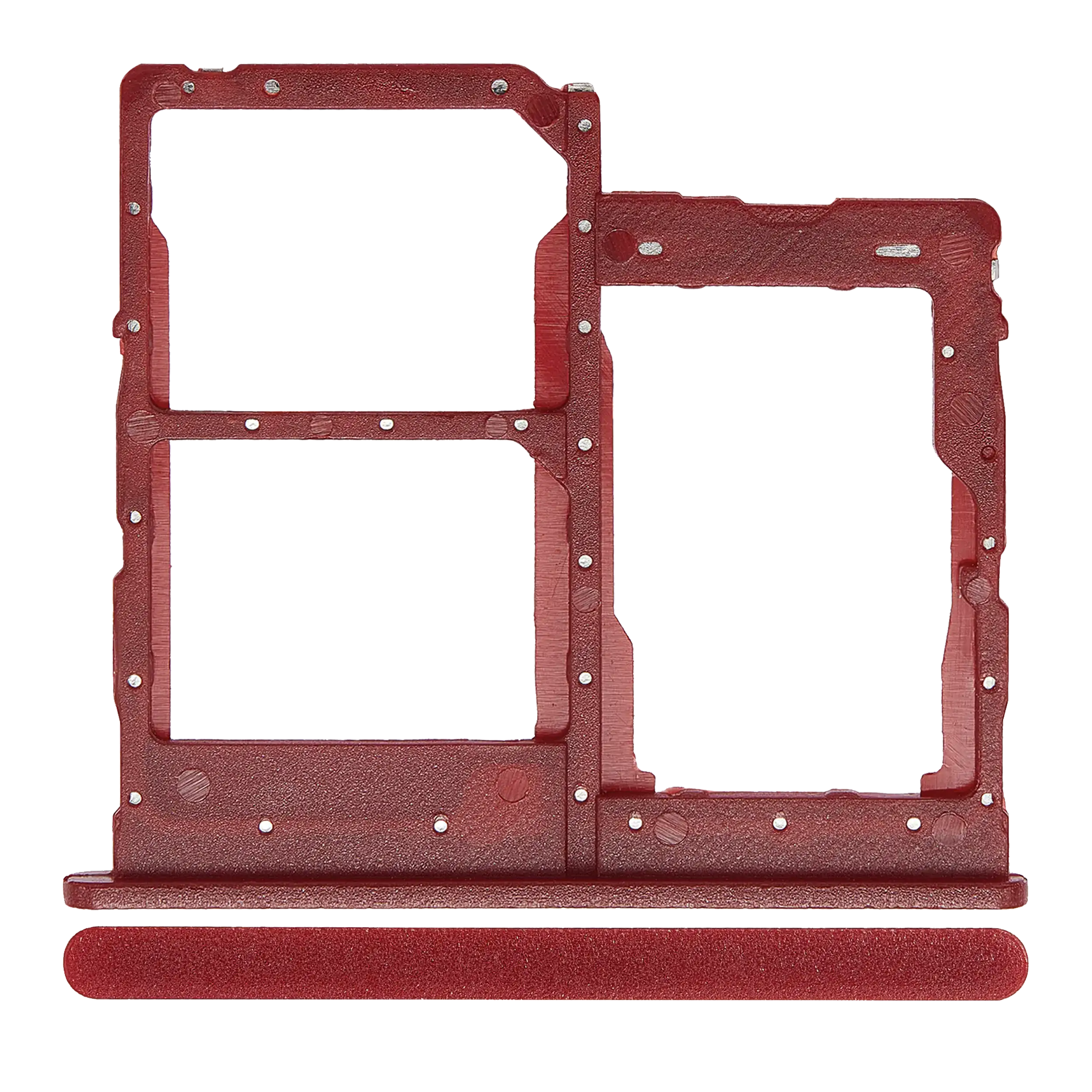 Dual SIM Card Tray for Samsung Galaxy A01 Core (A013 / 2020) (Red)