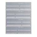 Memory Tank Solder Paste Stencil (DDR3 & DDR4) 4-Piece Set