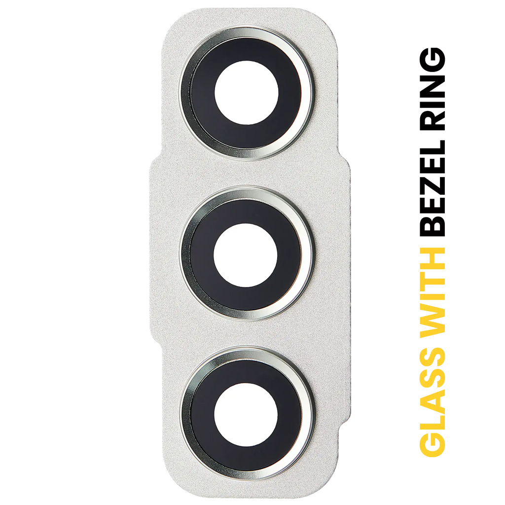 Kameralinse hinten mit Bezel-Ring für Samsung Galaxy S21 FE 5G (Olive)