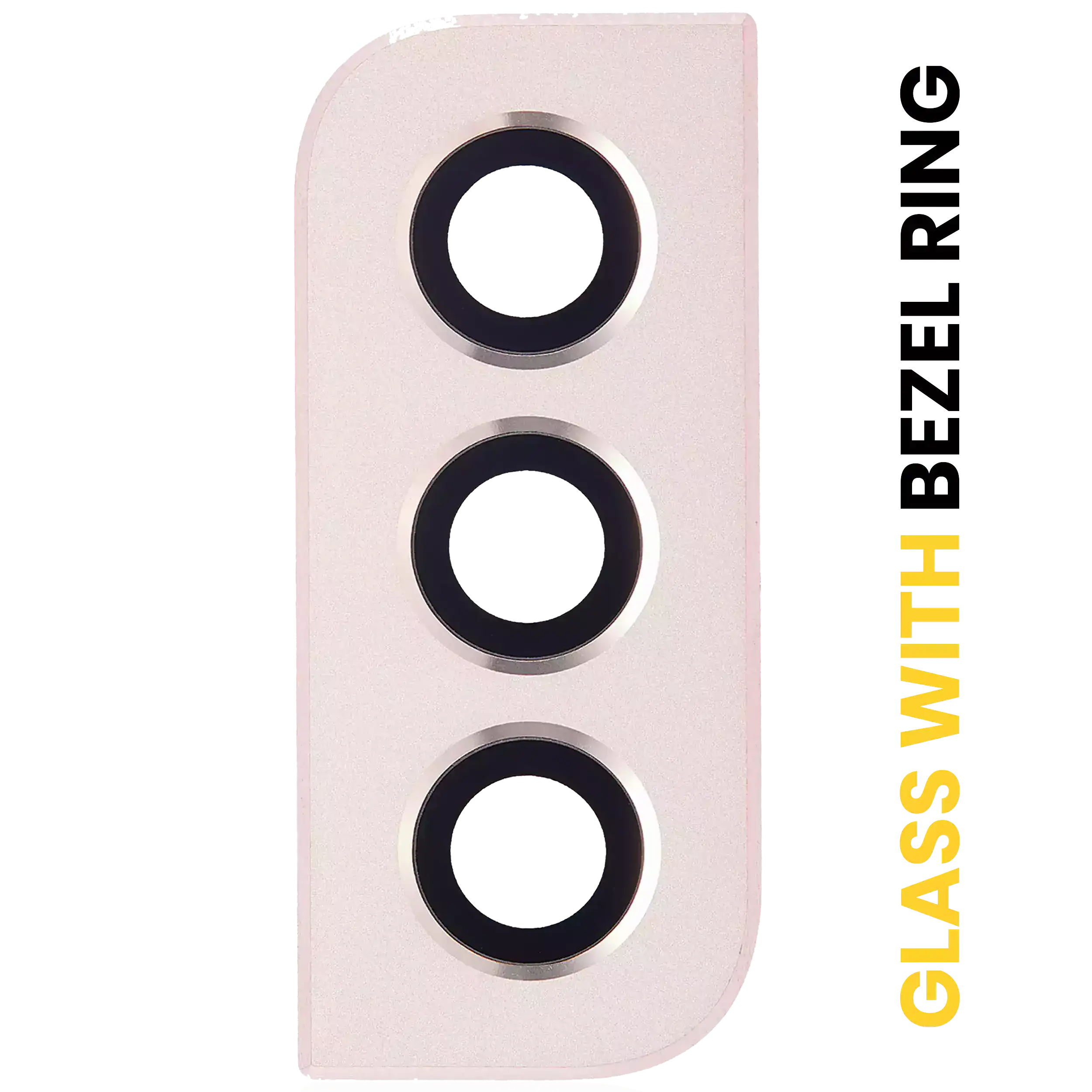 Rear Camera Lens with Frame Ring for Samsung Galaxy S22 / S22 Plus (Pink Gold)