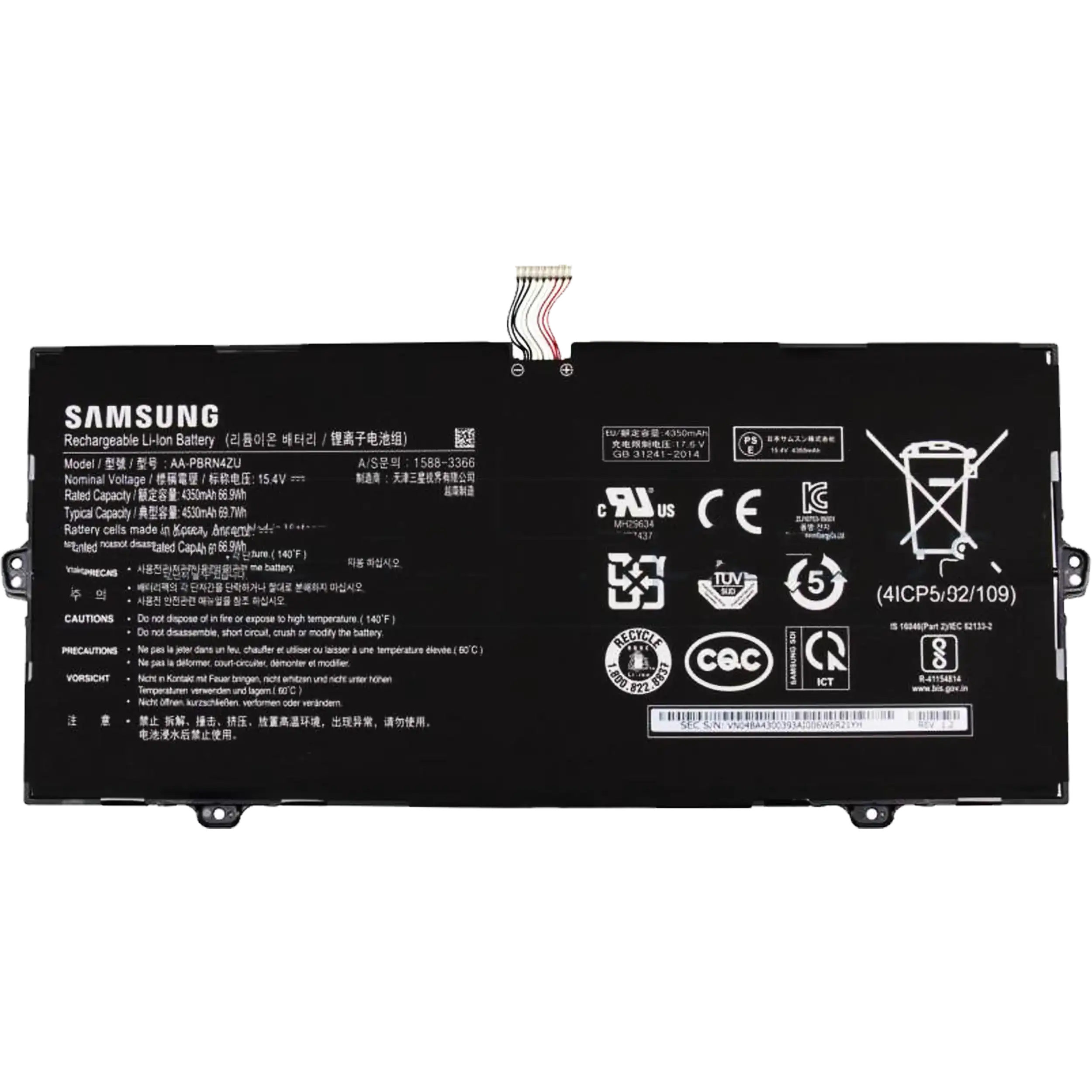 Ersatzbatterie Samsung Galaxy Book Ion 15.6 NP950XCJ Service Pack