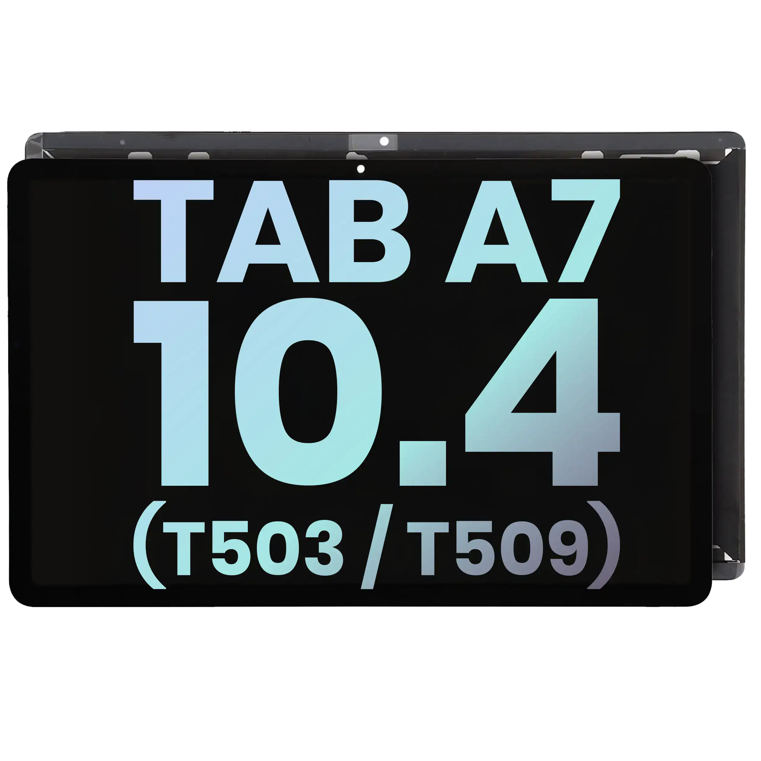 LCD-Display ohne Rahmen Samsung Tab A7 10.4 Service Pack Schwarz